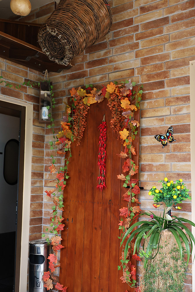 Decorated Old Door